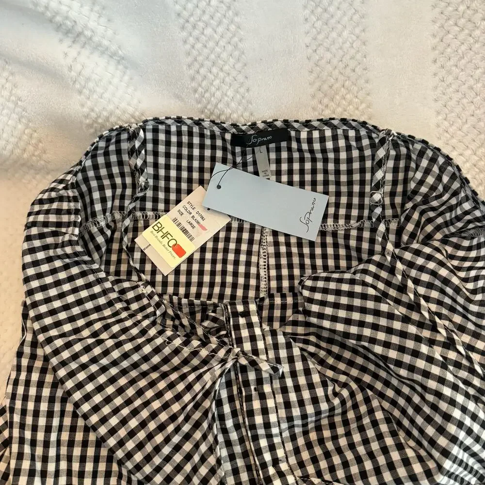nwt soprano plaid tank dress size Large - Picture 2 of 3